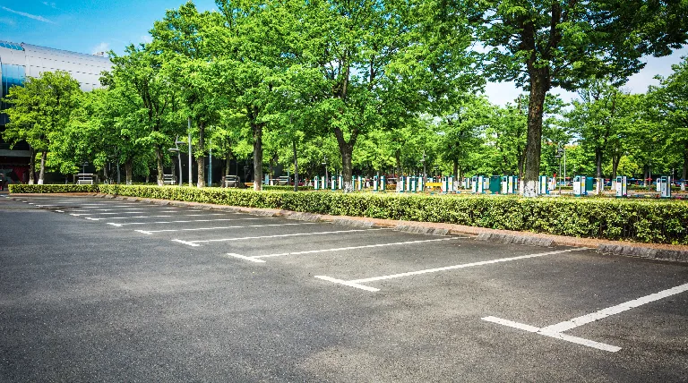 Designated Parking lot - Luxury Apartments in Siruseri